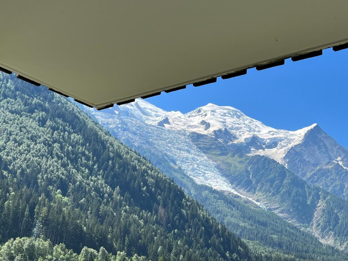 Mont Blanc 43, Vue Mont Blanc , Balcon, Parking Lägenhet Chamonix Exteriör bild