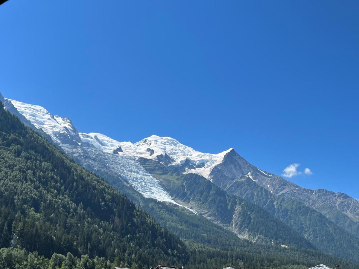 Mont Blanc 43, Vue Mont Blanc , Balcon, Parking Lägenhet Chamonix Exteriör bild