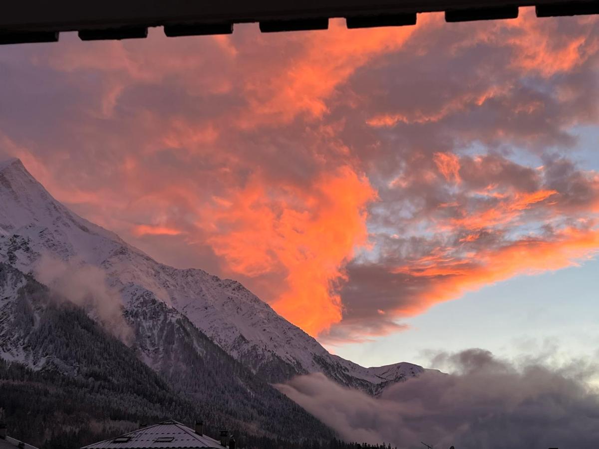 Mont Blanc 43, Vue Mont Blanc , Balcon, Parking Lägenhet Chamonix Exteriör bild